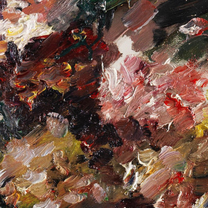 Fleurs Dans Un Seau En Bronze Lovis Corinth lcr6 tableau impression sur toile