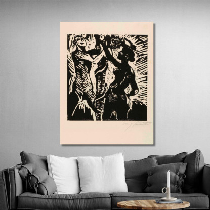 La Chute Lovis Corinth lcr18 tableau impression sur toile