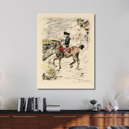 La Parade De Garde Lovis Corinth lcr24 tableau impression sur toile