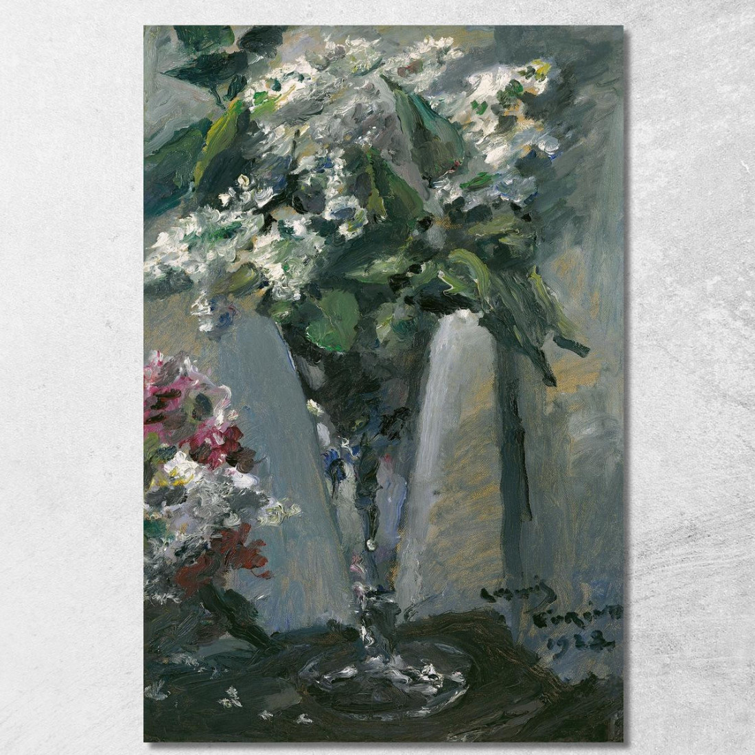 Lilas Dans Un Verre Calice Lovis Corinth lcr30 tableau impression sur toile Lilas Dans Un Verre Calice Lovis Corinth lcr30 tableau impression sur toile