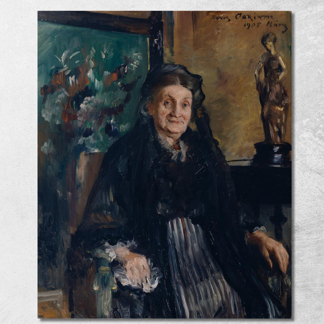 Madame Marie Moll Lovis Corinth lcr33 tableau impression sur toile Madame Marie Moll Lovis Corinth lcr33 tableau impression sur toile
