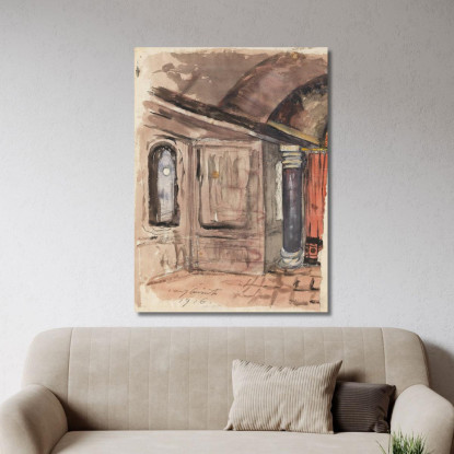 Intérieur Lovis Corinth lcr46 tableau impression sur toile