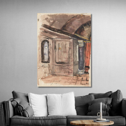 Intérieur Lovis Corinth lcr46 tableau impression sur toile