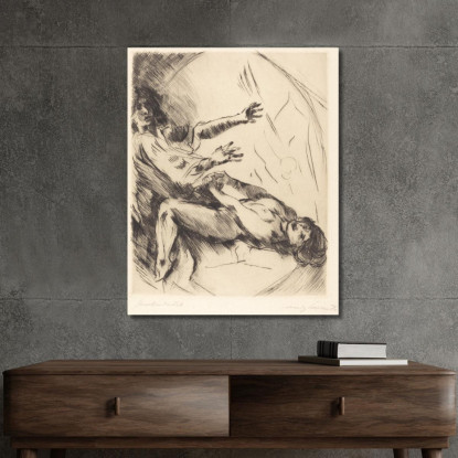 Joseph Et La Femme De Potiphar Lovis Corinth lcr49 tableau impression sur toile