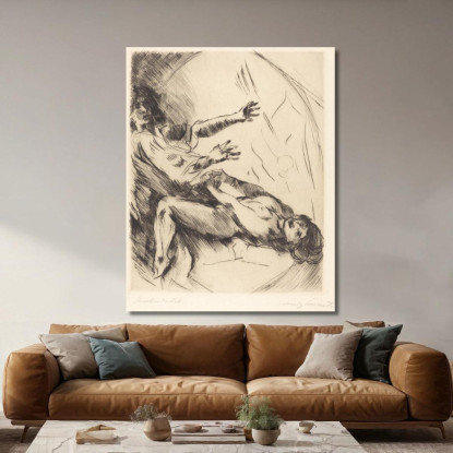 Joseph Et La Femme De Potiphar Lovis Corinth lcr49 tableau impression sur toile