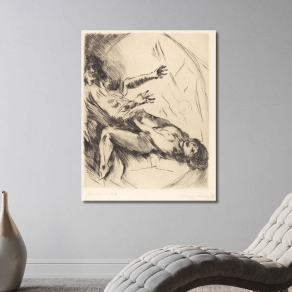 Joseph Et La Femme De Potiphar Lovis Corinth lcr49 tableau impression sur toile