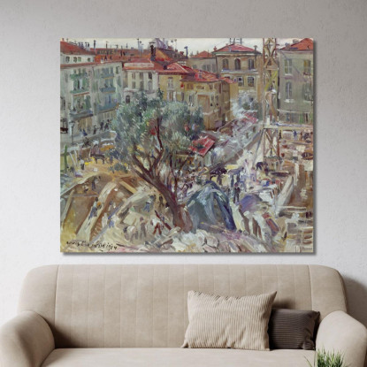 Nouveau Bâtiment À Monte Carlo Lovis Corinth lcr63 tableau impression sur toile