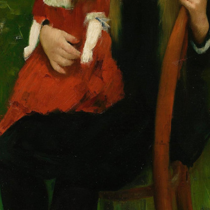 Portrait D'Anna Schaumburg Avec Une Poupée Lovis Corinth lcr65 tableau impression sur toile