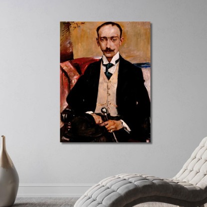 Portrait Du Dr Karl Schwarz Lovis Corinth lcr66 tableau impression sur toile