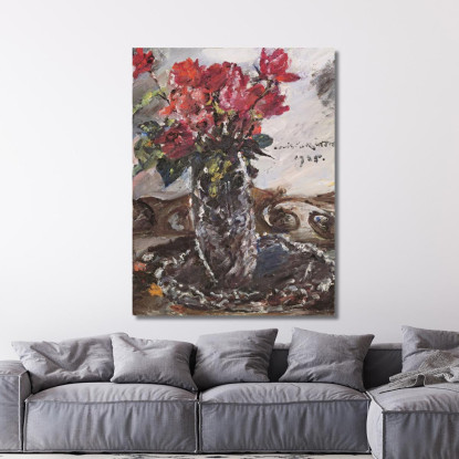 Roses Rouges Lovis Corinth lcr78 tableau impression sur toile