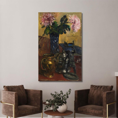 Nature Morte Métallique Lovis Corinth lcr90 tableau impression sur toile