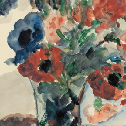 Vase Avec Fleurs Lovis Corinth lcr104 tableau impression sur toile