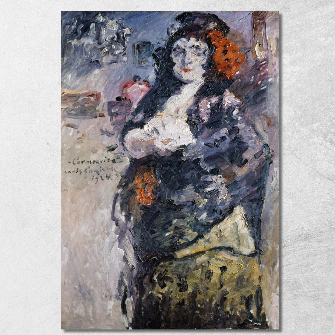 Carmencita Portrait De Charlotte Berend-Corinth En Costume Espagnol Lovis Corinth lcr111 tableau impression sur toile Carmencita Portrait De Charlotte Berend-Corinth En Costume Espagnol Lovis Corinth lcr111 tableau impression sur toile