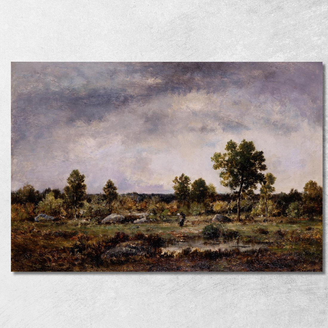 Radura Nella Foresta Narcisse-Virgile Diaz de La Peña nvd14 quadro stampato su tela Radura Nella Foresta Narcisse-Virgile Diaz de La Peña nvd14 quadro stampato su tela