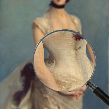 La Signora Paul Poirson John Singer Sargent jss146 quadro stampato su tela