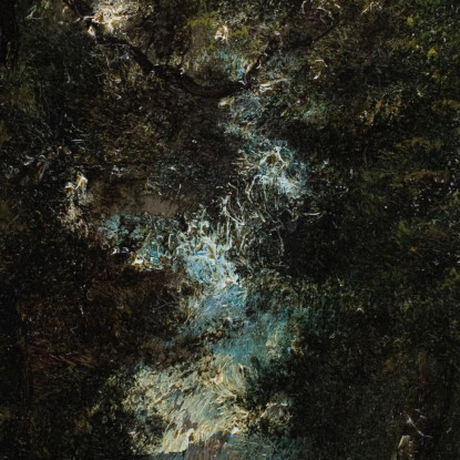 Paesaggio Sentiero Nel Bosco Narcisse-Virgile Diaz de La Peña nvd39 quadro stampato su tela