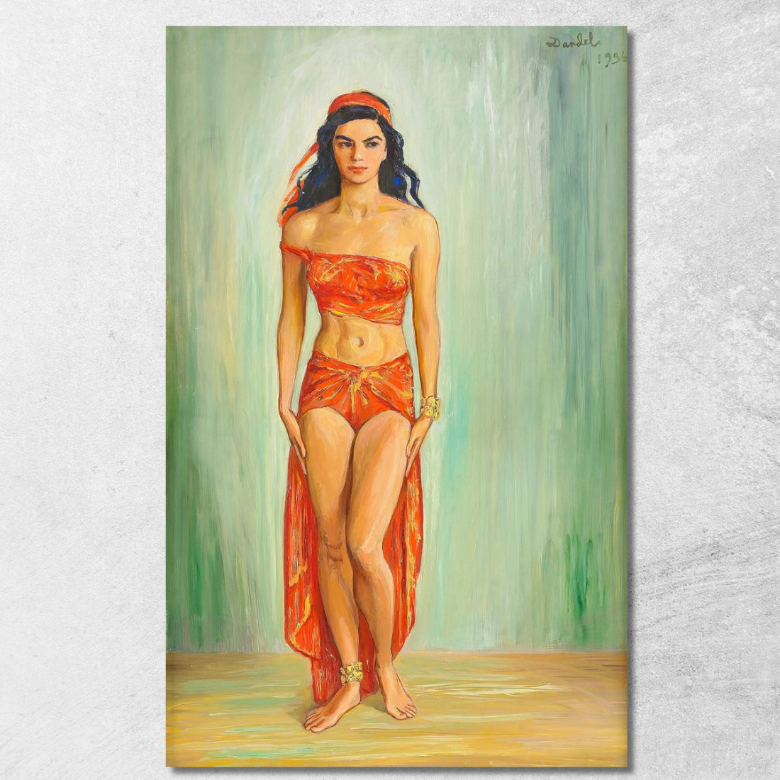 Cissi Olsson Come Anitra In Peer Gynt Nils Dardel ndr3 quadro stampato su tela Cissi Olsson Come Anitra In Peer Gynt Nils Dardel ndr3 quadro stampato su tela