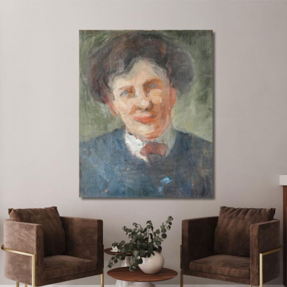 Olio Su Tela Nils Dardel ndr35 quadro stampato su tela
