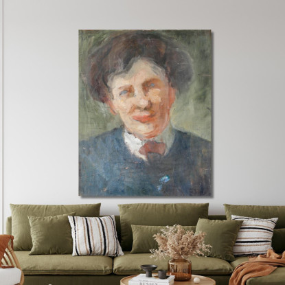 Olio Su Tela Nils Dardel ndr35 quadro stampato su tela