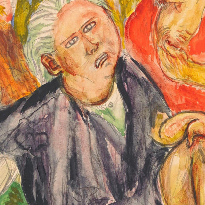 Conversazione Nils Dardel ndr39 quadro stampato su tela