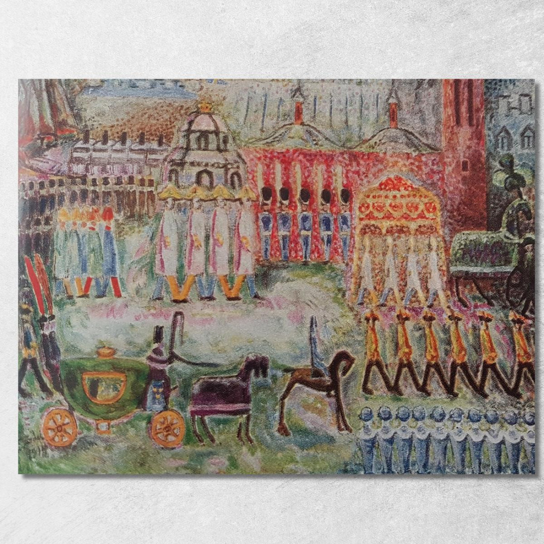 Paesaggio Urbano Nils Dardel ndr42 quadro stampato su tela Paesaggio Urbano Nils Dardel ndr42 quadro stampato su tela