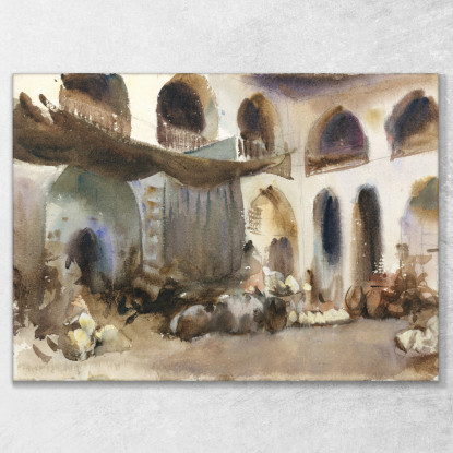 Luogo Di Mercato John Singer Sargent jss160 quadro stampato su tela