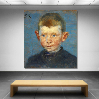 Testa Di Un Ragazzo Peder Severin Krøyer psk26 quadro stampato su tela