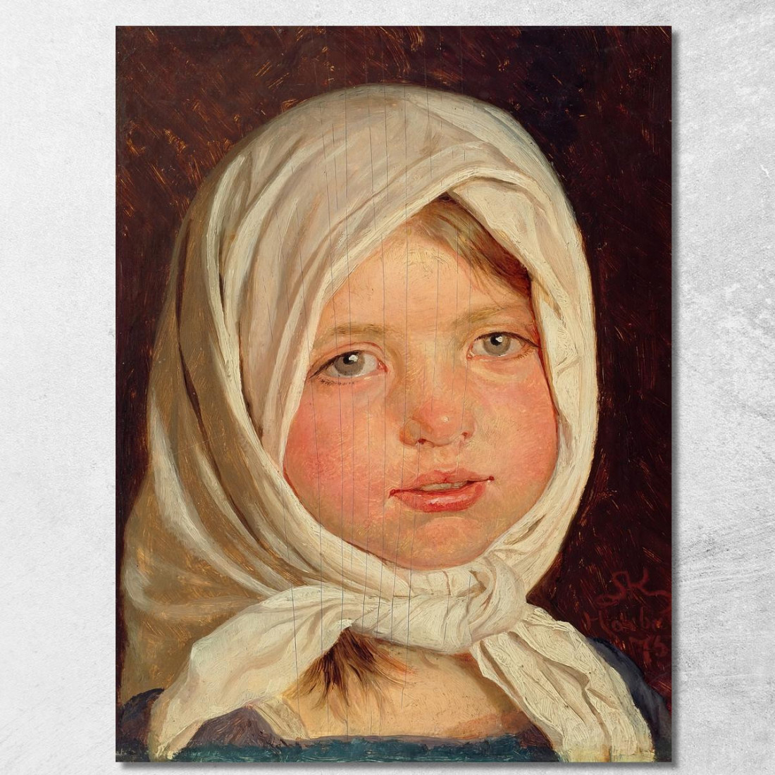 Bambina Di Hornbæk Peder Severin Krøyer psk32 quadro stampato su tela Bambina Di Hornbæk Peder Severin Krøyer psk32 quadro stampato su tela