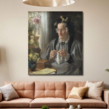 Ritratto Della Consigliera S.A. Casse Nata Engelbreth Peder Severin Krøyer psk45 quadro stampato su tela