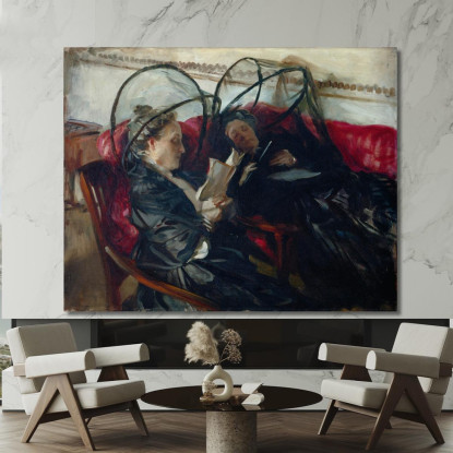 Zanzariere John Singer Sargent jss173 quadro stampato su tela