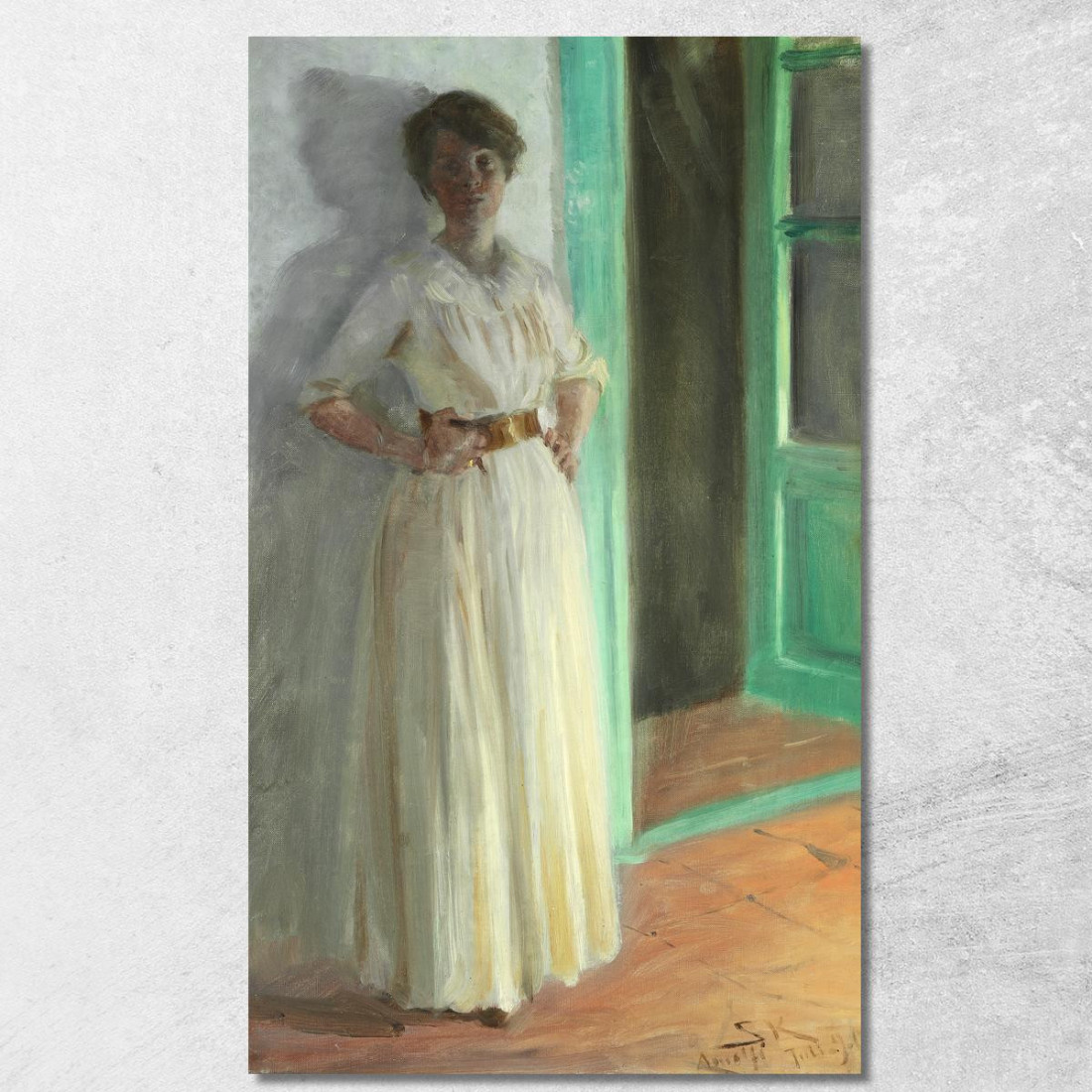 Ritratto Di Marie Krøyer Peder Severin Krøyer psk48 quadro stampato su tela Ritratto Di Marie Krøyer Peder Severin Krøyer psk48 quadro stampato su tela