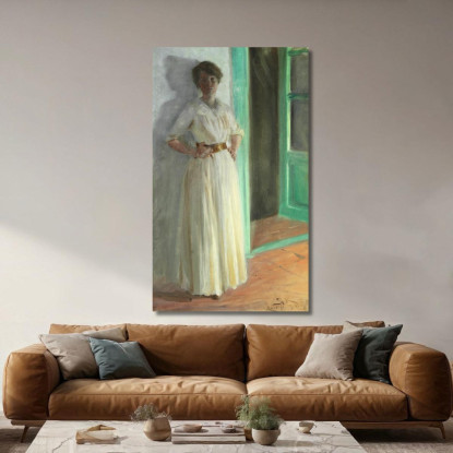 Ritratto Di Marie Krøyer Peder Severin Krøyer psk48 quadro stampato su tela