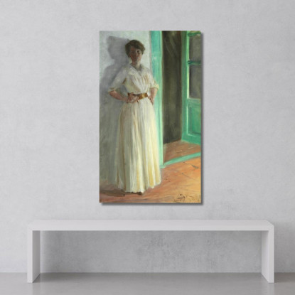 Ritratto Di Marie Krøyer Peder Severin Krøyer psk48 quadro stampato su tela