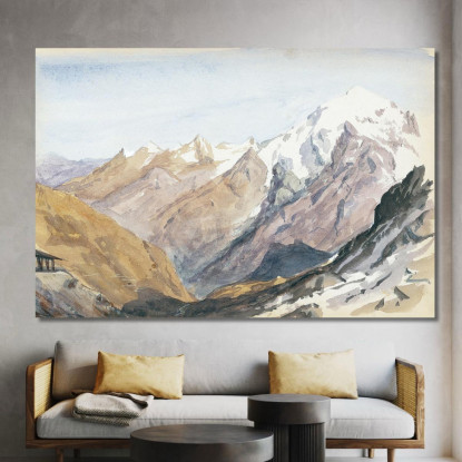 Studio Della Montagna John Singer Sargent jss175 quadro stampato su tela