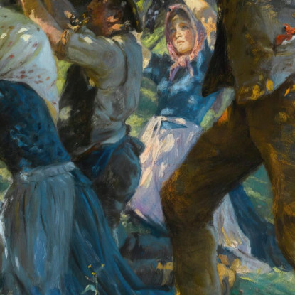 Vendemmia In Tirolo Peder Severin Krøyer psk65 quadro stampato su tela
