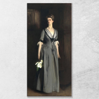 La Signora Albert Vickers Edith Foster John Singer Sargent jss184 quadro stampato su tela