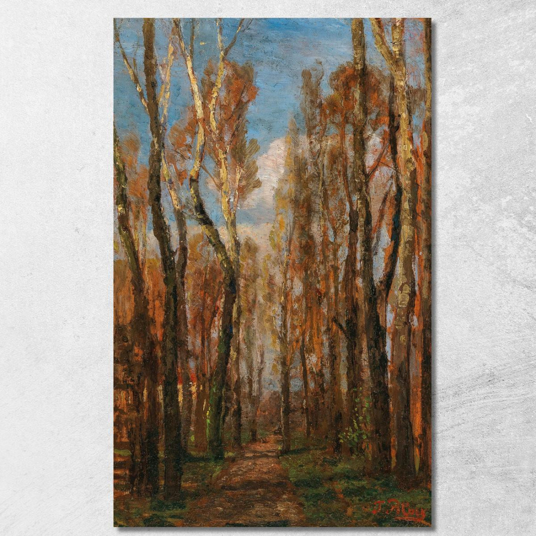 Paesaggio Del Prater 2 Tina Blau tbl46 quadro stampato su tela Paesaggio Del Prater 2 Tina Blau tbl46 quadro stampato su tela