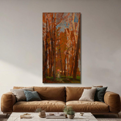 Alberi Del Prater Tina Blau tbl48 quadro stampato su tela