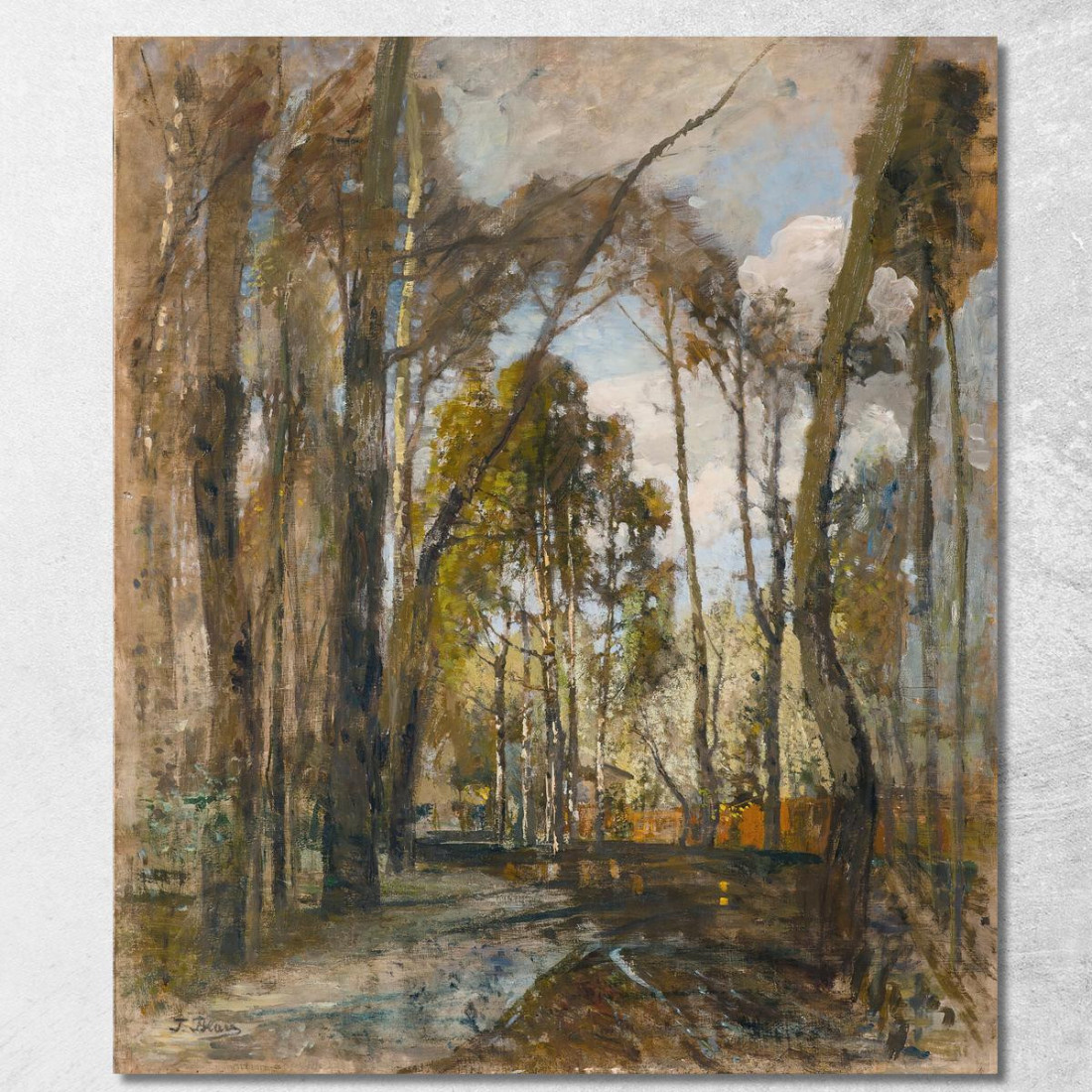 I Giardini Del Prater Dopo La Pioggia Tina Blau tbl64 quadro stampato su tela I Giardini Del Prater Dopo La Pioggia Tina Blau tbl64 quadro stampato su tela
