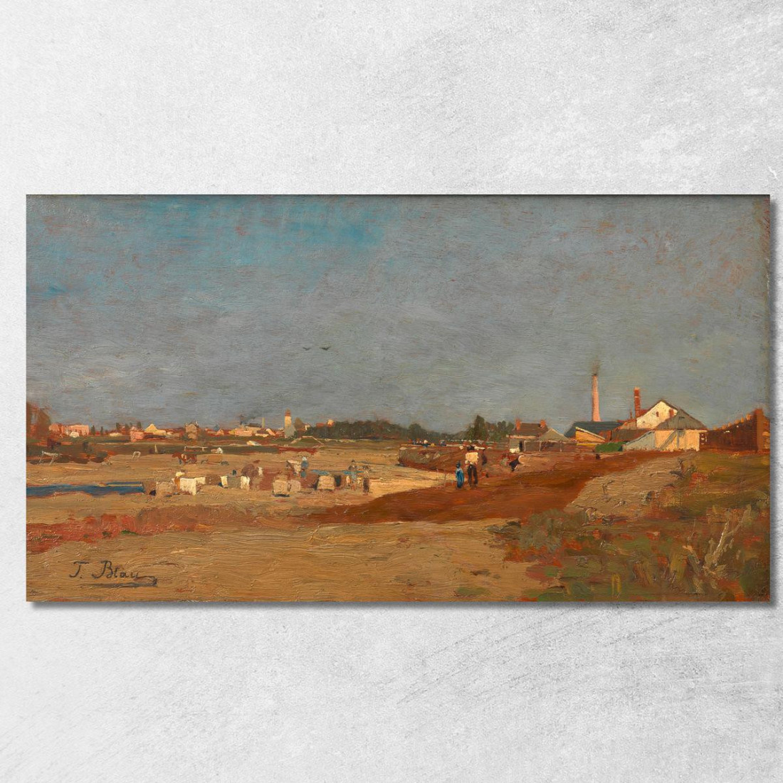 Lavanderia Sulla Wien Presso San Vito Tina Blau tbl66 quadro stampato su tela Lavanderia Sulla Wien Presso San Vito Tina Blau tbl66 quadro stampato su tela