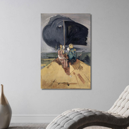 Bandiere Nere Walter Kurt Wiemken wkw1 quadro stampato su tela