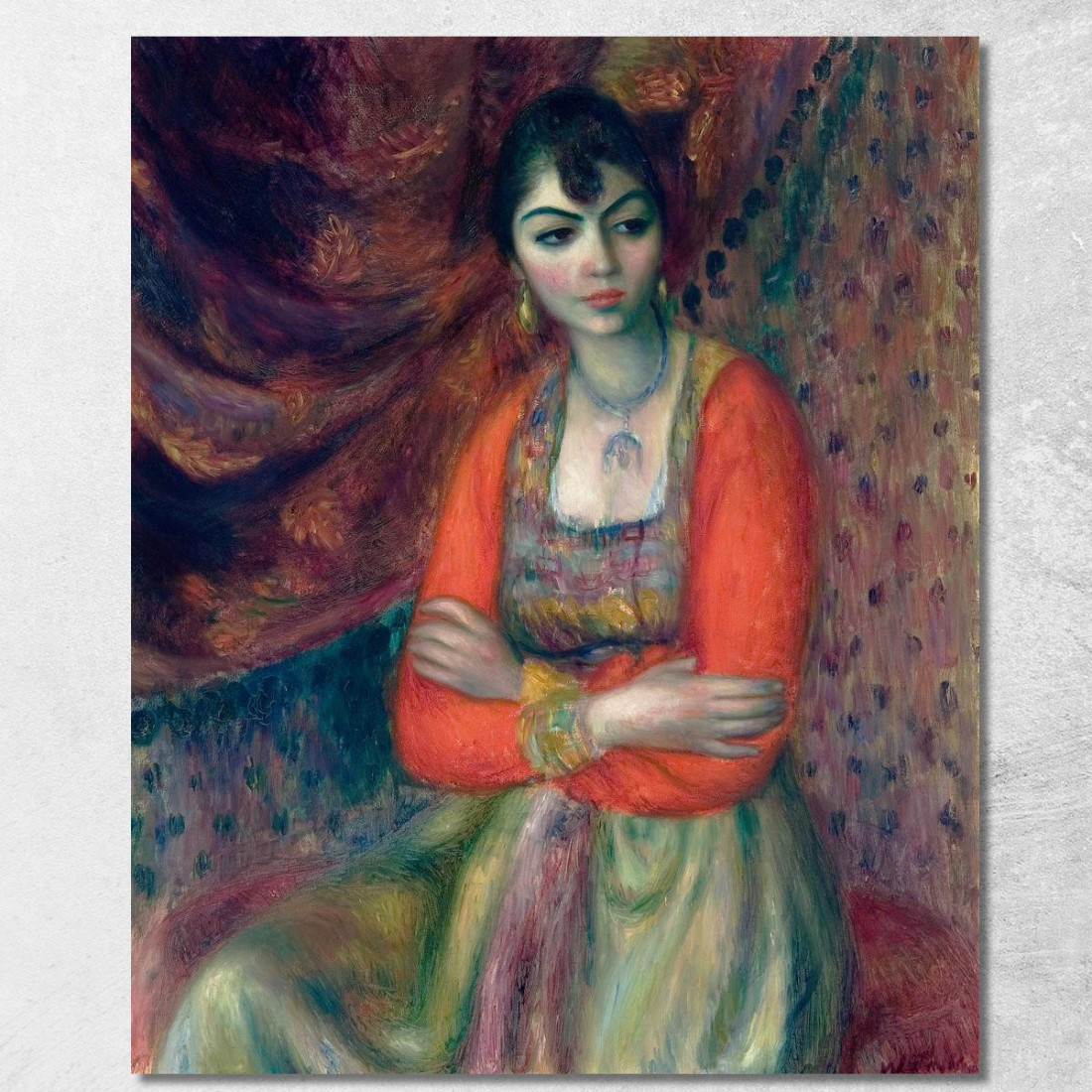 Ragazza Armena William James Glackens wjg2 quadro stampato su tela Ragazza Armena William James Glackens wjg2 quadro stampato su tela