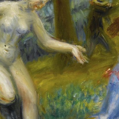 Serie Ninfetta Con Uomo William James Glackens wjg30 quadro stampato su tela