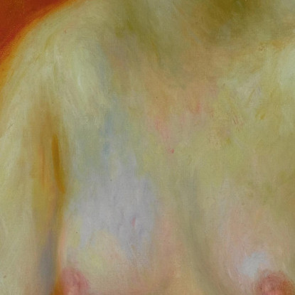 Nudo Seduto William James Glackens wjg42 quadro stampato su tela