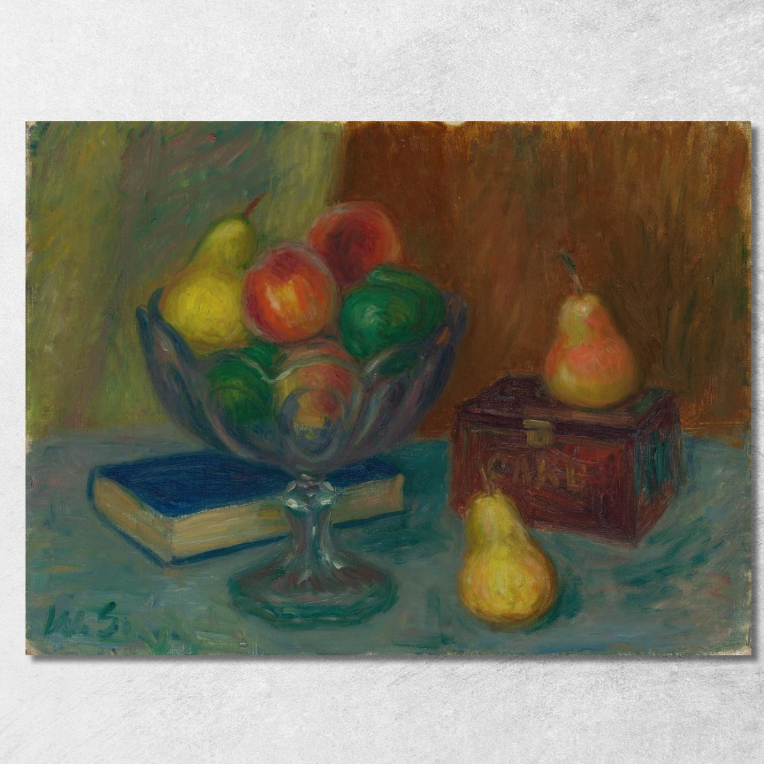 Natura Morta Con Scatola Giapponese William James Glackens wjg46 quadro stampato su tela Natura Morta Con Scatola Giapponese William James Glackens wjg46 quadro stampato su tela
