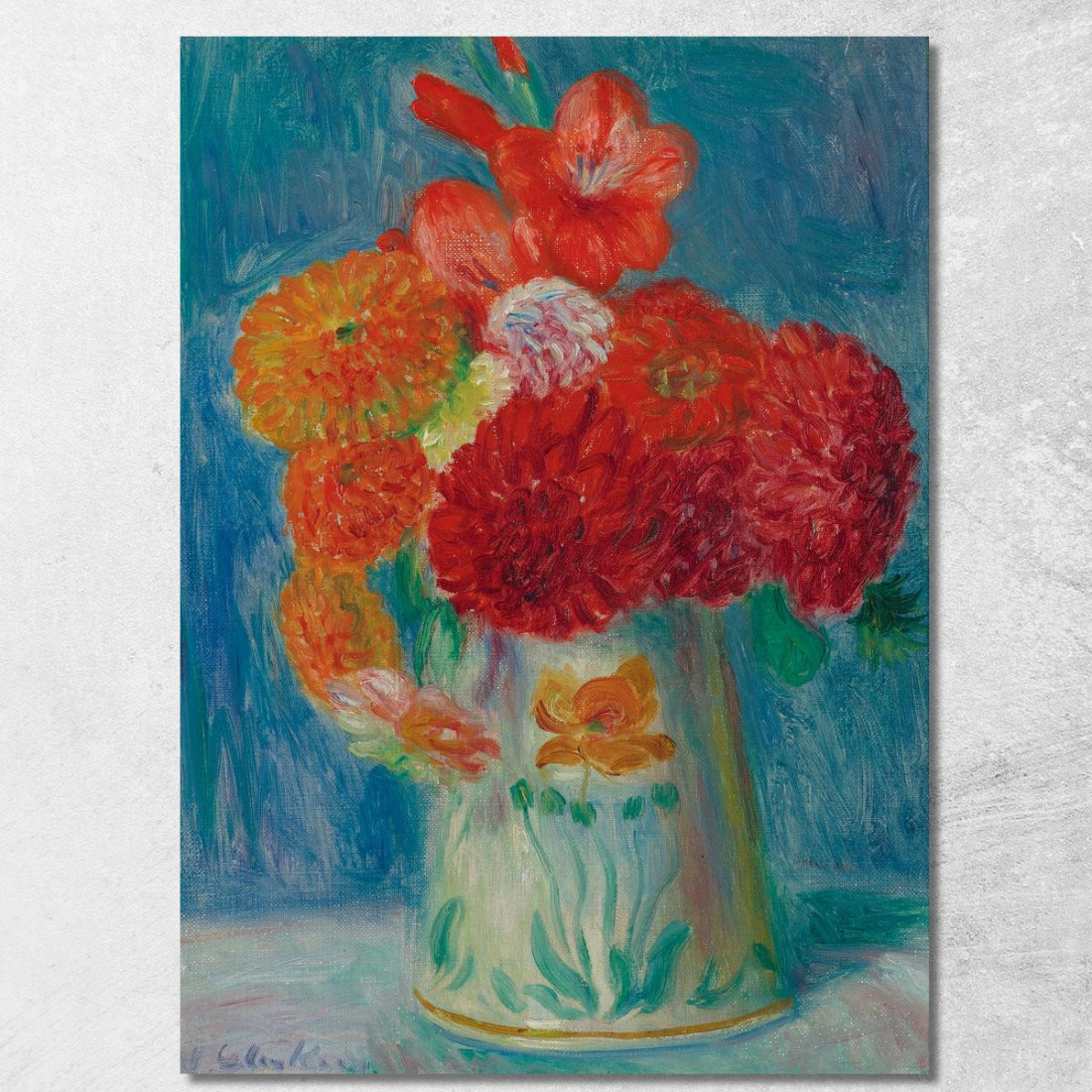 Natura Morta Con Gigli William James Glackens wjg47 quadro stampato su tela Natura Morta Con Gigli William James Glackens wjg47 quadro stampato su tela