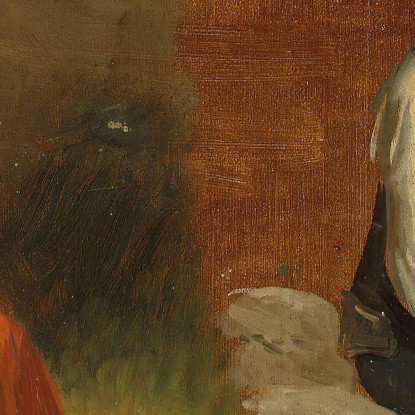 Studi Di Figure Da Mora In Svezia Adolph Tidemand atd22 quadro stampato su tela