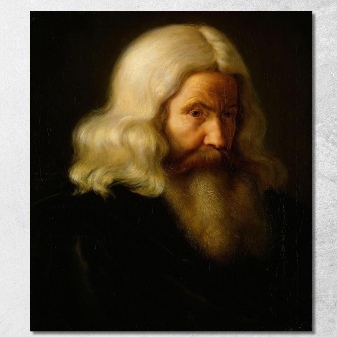 Studio Di Un Vecchio Adolph Tidemand atd79 quadro stampato su tela Studio Di Un Vecchio Adolph Tidemand atd79 quadro stampato su tela