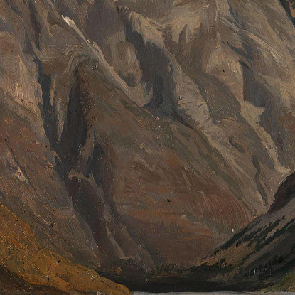 Veduta Di Gudvangen Adolph Tidemand atd89 quadro stampato su tela