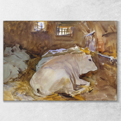 Buoi John Singer Sargent jss210 quadro stampato su tela